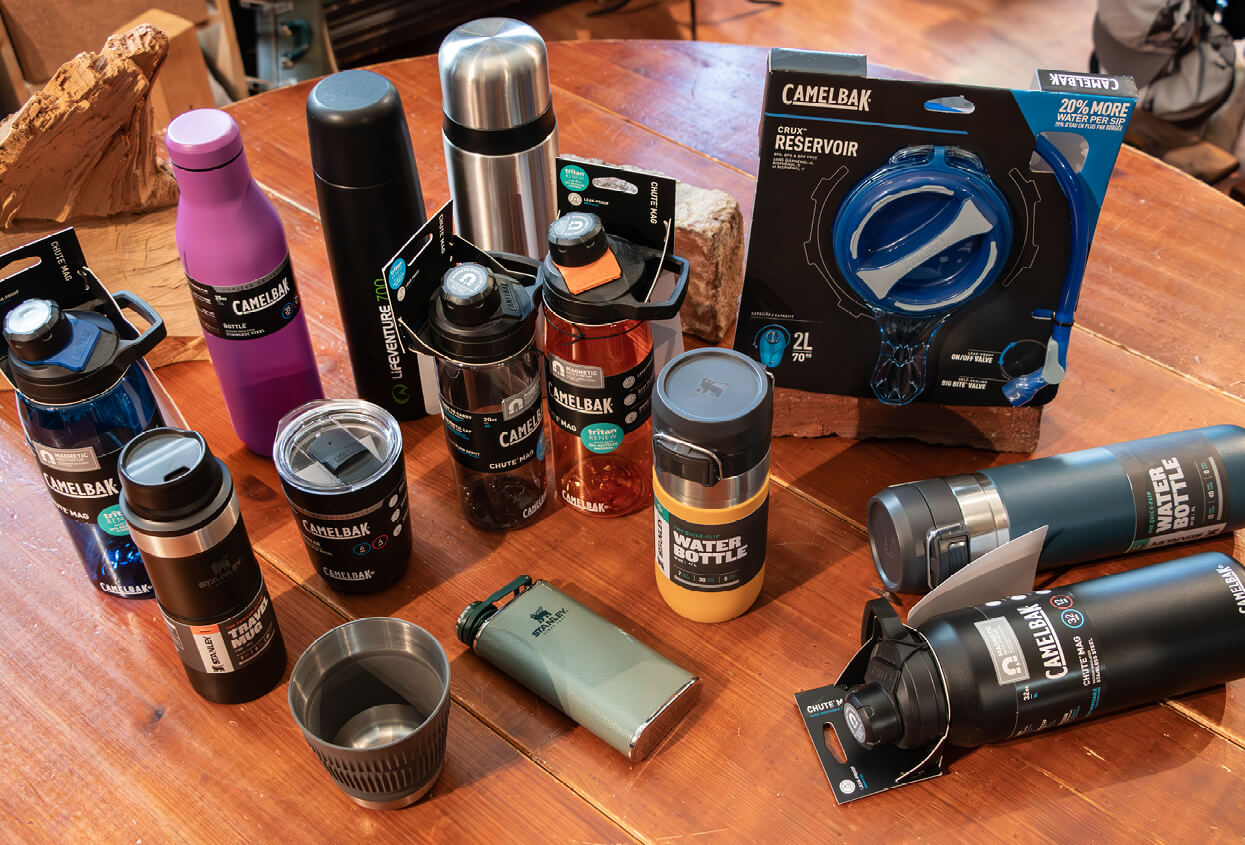 Borracce da trekking e altri accessori per l'idratazione